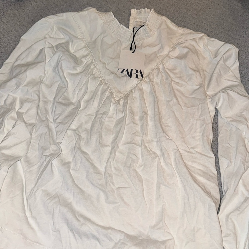 NWT Zara long sleeve top size 13-14